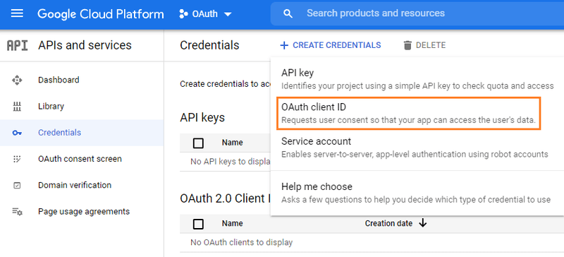 OAuth Client ID
