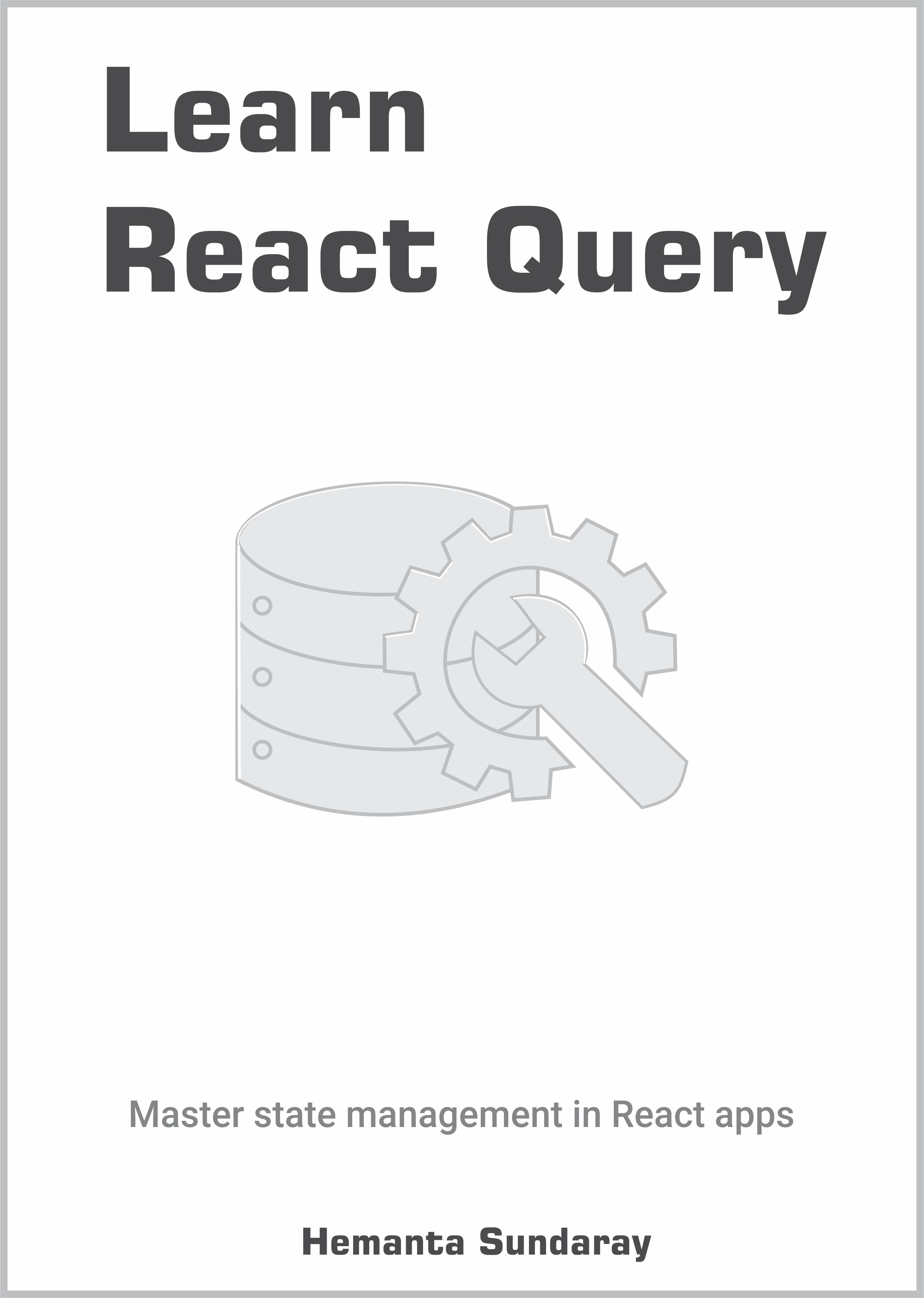 Learn React Query Book Cover