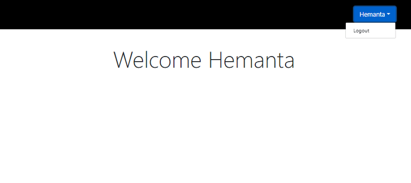 user document in the database